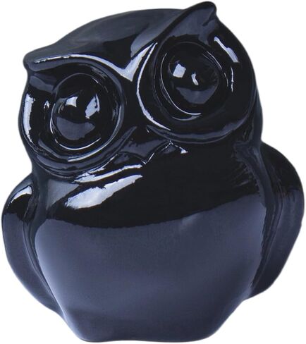 2 Inch Owl Figurine Handcrafted,Flame Stone Healing Crystal Animal Sculpture,Home Decor Unique Gift for Collectors,Crystal Artwork Nature Lovers Birthday Anniversary Present Spiritual Gift in Saudi Arabia