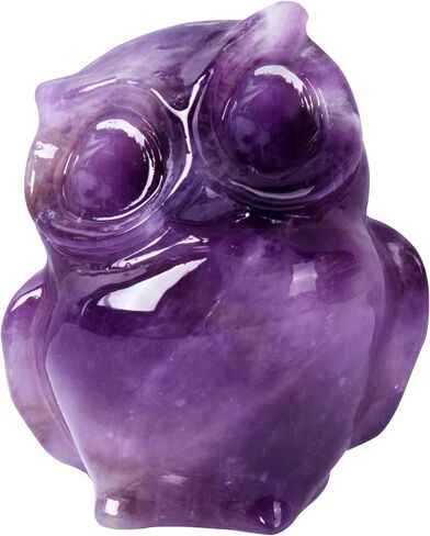 2 Inch Owl Figurine Handcrafted,Flame Stone Healing Crystal Animal Sculpture,Home Decor Unique Gift for Collectors,Crystal Artwork Nature Lovers Birthday Anniversary Present Spiritual Gift in Saudi Arabia