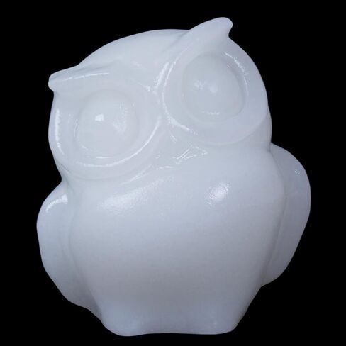 2 Inch Owl Figurine Handcrafted,Flame Stone Healing Crystal Animal Sculpture,Home Decor Unique Gift for Collectors,Crystal Artwork Nature Lovers Birthday Anniversary Present Spiritual Gift in Saudi Arabia