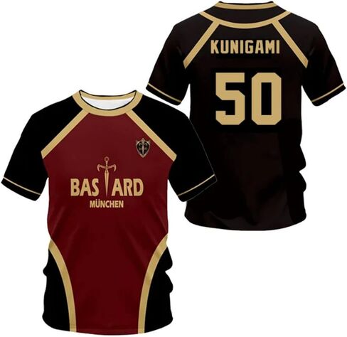 Soccer Style T-Shirt for Men Team Football Jersey with Number 8 Sportswear Uniform top Halloween Cosplay Outfit in Saudi Arabia