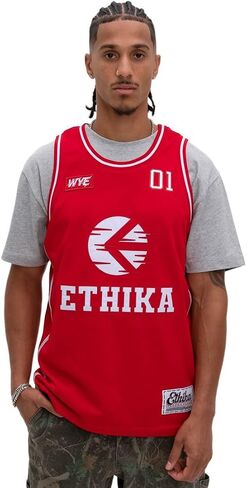Ethika Men's Basketball Jersey, Mesh Athletic Jersey for Sport and Streetwear - Bball Jersey - Motion in Kuwait