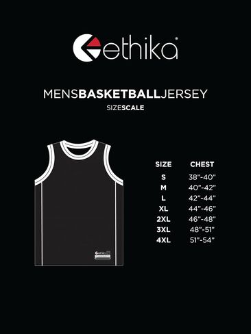 Ethika Men's Basketball Jersey, Mesh Athletic Jersey for Sport and Streetwear - Bball Jersey - Motion in Kuwait
