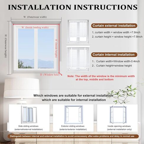 Wood Blinds for Indoor Windows, 2" Slats Blackout & Room Darkening Horizontal Shades, Easy Install for Bedroom, Bathroom, Living Room 36x48inch in Saudi Arabia