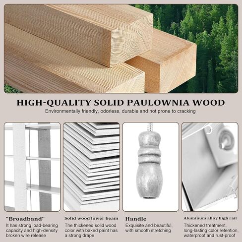 Wood Blinds for Indoor Windows, 2" Slats Blackout & Room Darkening Horizontal Shades, Easy Install for Bedroom, Bathroom, Living Room 36x48inch in Saudi Arabia