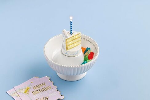Mud Pie Ceramic Cake Candle Holder LED Sitter in Kuwait