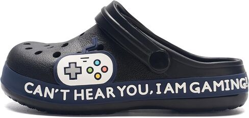 Gaming Clogs Gamer Gifts for Boys Gaming Shoes Gaming Accessorries Garden Shoes Toddler Slides Sandals Children Water Shower Slippers in Kuwait