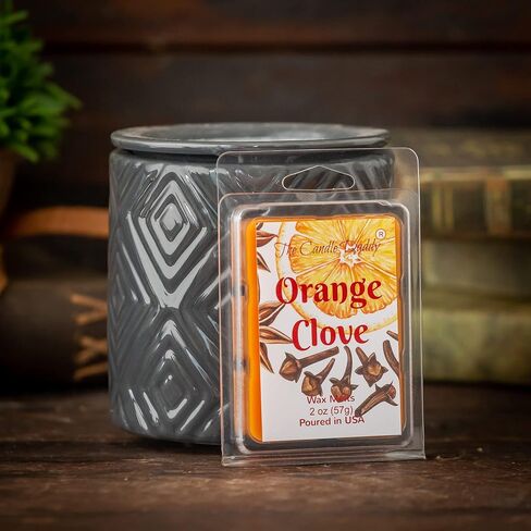 The Candle Daddy Orange Clove - Spicy Orange Citrus Scent - Maximum Scented Wax Cubes/Melts- 5 Packs -10 Ounces Total- 30 Cubes in Kuwait
