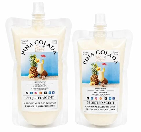 Pina Colada Squeezable Wax Melts Selected Scent-4 Ounces in Kuwait