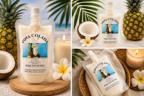 Pina Colada Squeezable Wax Melts Selected Scent-4 Ounces in Kuwait