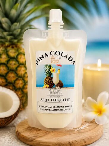 Pina Colada Squeezable Wax Melts Selected Scent-4 Ounces in Kuwait