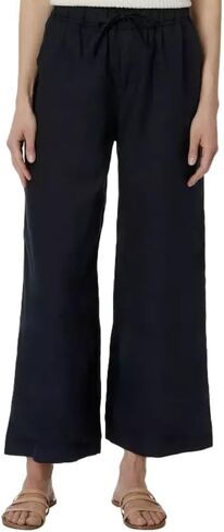سروال Tencel واسع الساق للسيدات من Splendid (الولايات المتحدة، ألفا، متوسط، عادي، عادي، أسود) in Kuwait