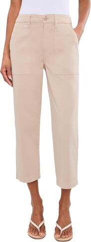 Liverpool Los Angeles Petite High-Rise Utility Crop Straight with Side Waistband Tabs in Kuwait