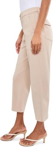 Liverpool Los Angeles Petite High-Rise Utility Crop Straight with Side Waistband Tabs in Kuwait
