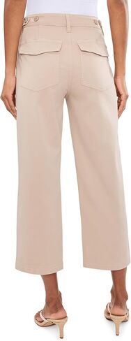 Liverpool Los Angeles Petite High-Rise Utility Crop Straight with Side Waistband Tabs in Kuwait