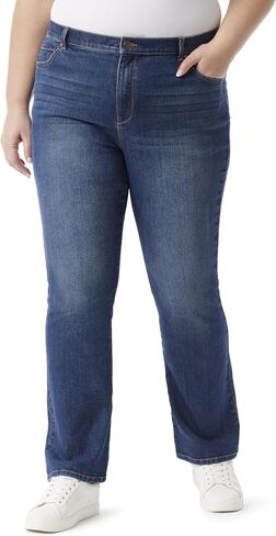 حذاء Amanda Original Bootcut النسائي من Gloria Vanderbilt ذو 5 جيوب مرتفع الارتفاع بالإضافة إلى ذلك in Kuwait