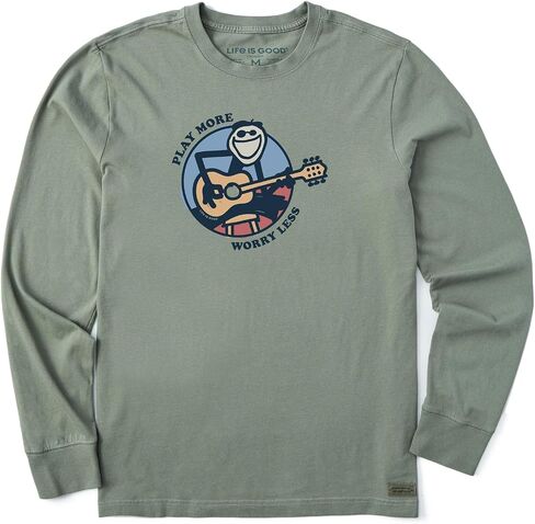 Men's Jake Guitar Long Sleeve Crusher Tee by Life is Good in Kuwait