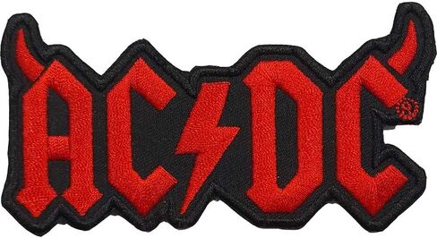 رقعة منسوجة رسمية لشعار Rock Off AC/DC باللون الأحمر in Kuwait