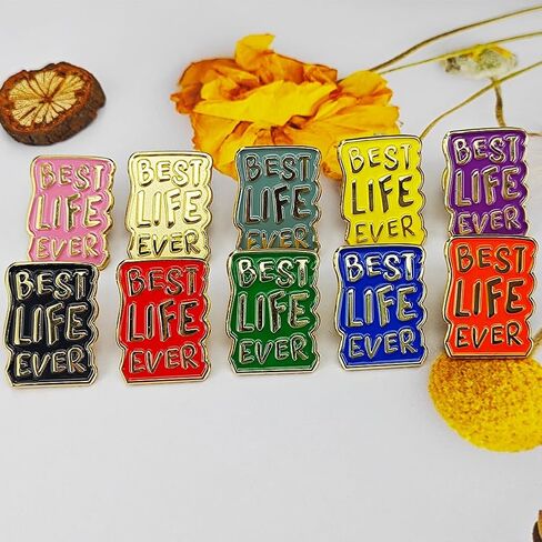 Jw.org دبابيس المينا أفضل حياة على الإطلاق، 10 ألوان مختلفة دبوس طية صدر السترة للرجال والنساء in Kuwait
