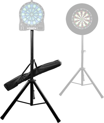 Turnart Dart Board Stand,Dart Board Outdoor Holder 3.7KG Duty Portable Dartboard Stands for Adults, Dartboard Accessories Adjustable Height 106cm to 200cm in Kuwait