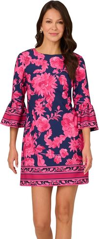 Adrianna Papell Bell Sleeve Short Dress in Kuwait