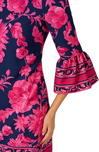 Adrianna Papell Bell Sleeve Short Dress in Kuwait