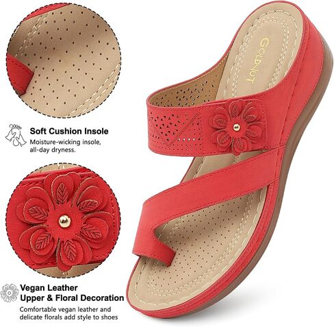 Womens Sandals Wedge 2026: Orthopedic Sandals All-Day Comfortable with Adjustable Dressy Summer Walking Shoes in Saudi Arabia