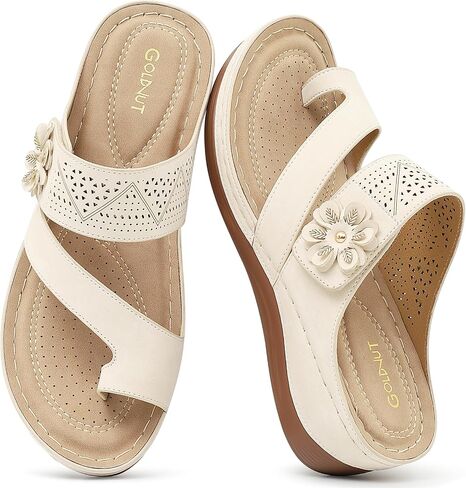 Womens Sandals Wedge 2026: Orthopedic Sandals All-Day Comfortable with Adjustable Dressy Summer Walking Shoes in Saudi Arabia