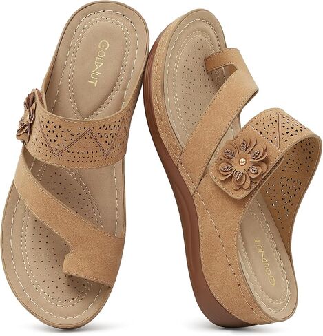 Womens Sandals Wedge 2026: Orthopedic Sandals All-Day Comfortable with Adjustable Dressy Summer Walking Shoes in Saudi Arabia