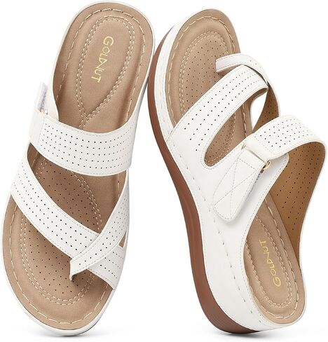 Womens Sandals Wedge 2026: Orthopedic Sandals All-Day Comfortable with Adjustable Dressy Summer Walking Shoes in Saudi Arabia