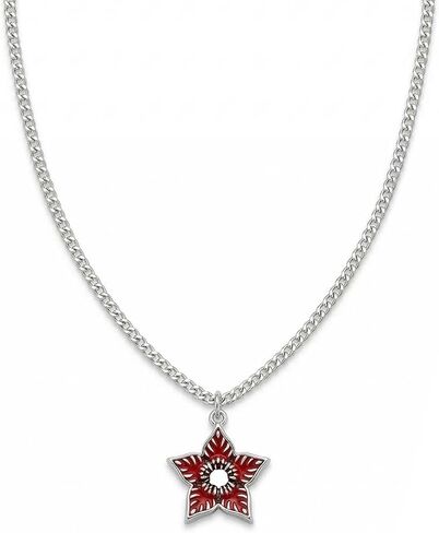Stranger TV Necklace, Classic Series Inspired Pendant Halloween Cosplay Character Jewelry, Stylish Fan Gift for Teens & Adults in Saudi Arabia