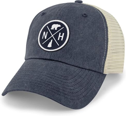 Chowdaheadz NH Circle Emblem Relaxed Trucker Hat in Saudi Arabia