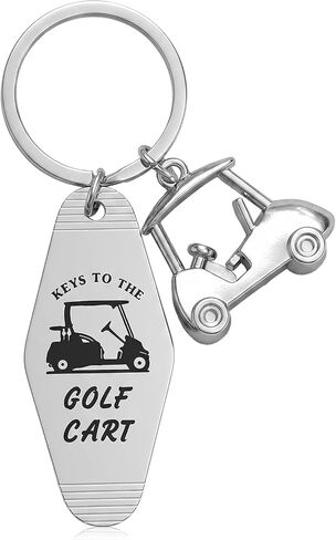 Golf Cart Keychain Keys to the Golf-Cart Retro Metal Carts Golf Keychain Accessories Mens Golfs Gifts Perfect Souvenir for Unisex Players and Fans in Saudi Arabia