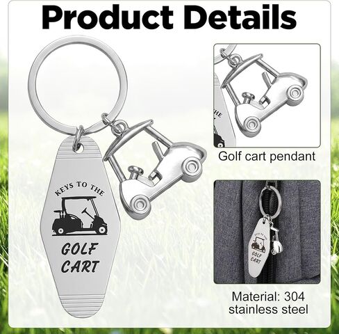 Golf Cart Keychain Keys to the Golf-Cart Retro Metal Carts Golf Keychain Accessories Mens Golfs Gifts Perfect Souvenir for Unisex Players and Fans in Saudi Arabia