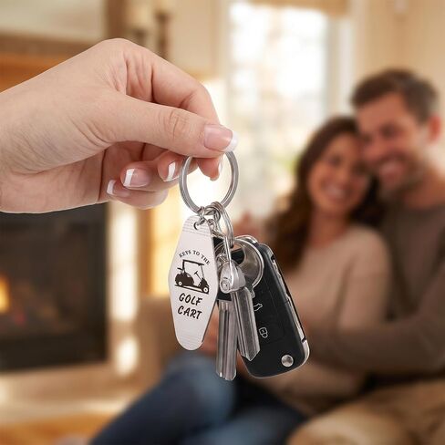 Golf Cart Keychain Keys to the Golf-Cart Retro Metal Carts Golf Keychain Accessories Mens Golfs Gifts Perfect Souvenir for Unisex Players and Fans in Saudi Arabia