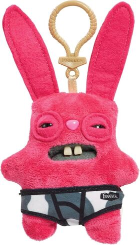 Fuggler 5-Inch Plush Clip-On | Rabid Rabbit - Pink in Saudi Arabia