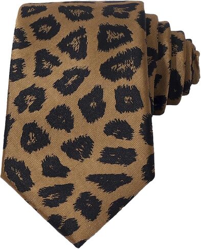 Leopard Print Tie for Women Men Classic Fashion Funny Novelty Neckties for Formal Party Business Wedding Graduation in Saudi Arabia