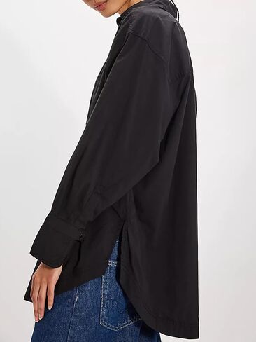 Women's V Neck Blouses Casual Long Sleeve Shirt Tops Loose Fashion Cotton Summer Blouses Pullover Tunic Tops in Saudi Arabia