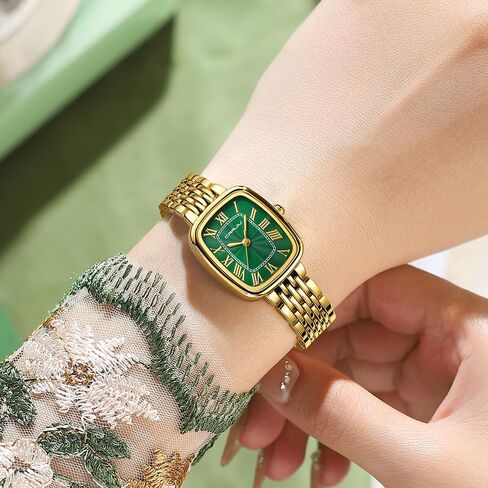 CRRJU Women Watches,Fashion Retro Dress Analog Quartz Waterproof Wristwatches,Simple Elegent Watches for Ladies in Saudi Arabia