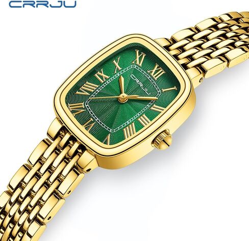 CRRJU Women Watches,Fashion Retro Dress Analog Quartz Waterproof Wristwatches,Simple Elegent Watches for Ladies in Saudi Arabia