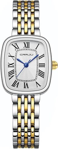 CRRJU Women Watches,Fashion Retro Dress Analog Quartz Waterproof Wristwatches,Simple Elegent Watches for Ladies in Saudi Arabia
