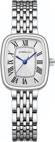 CRRJU Women Watches,Fashion Retro Dress Analog Quartz Waterproof Wristwatches,Simple Elegent Watches for Ladies in Saudi Arabia