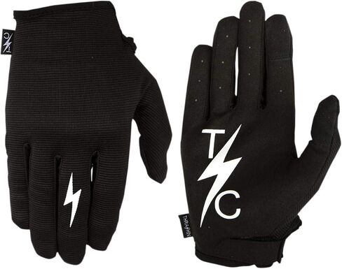 Thrashin Supply Stealth V2 Solid Mens Textile Gloves Black XL in Saudi Arabia