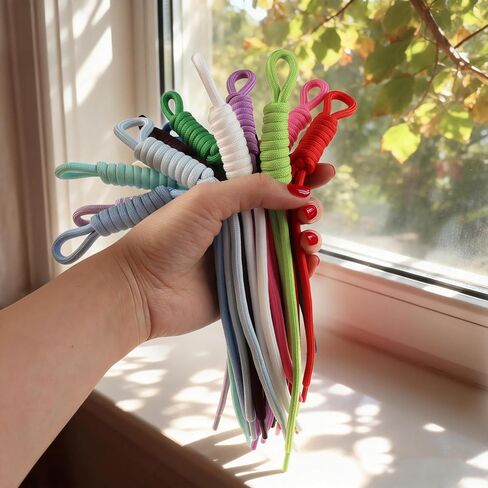 20Pcs Colorful Paracord Keychains for Bag Charms, about 9.5"/24cm Long Paracord Rope Key Chain Braided Cord for Purse Backpack Handbag Decoration Accessories in Saudi Arabia