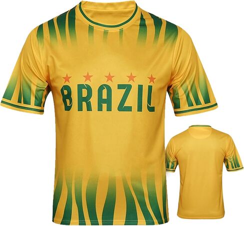 Argentina Tshirt Brazil Shirt Men Women Sport Fans Tshirt Brazil Camiseta Argentina in Kuwait
