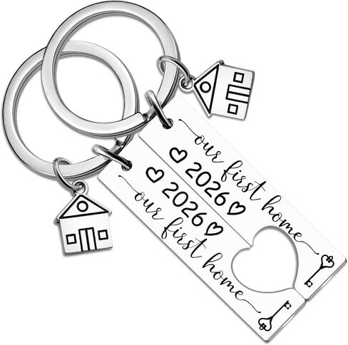 House Warming Gifts New Home Our First Home Keychain 2026 Housewarming Gifts New Home First Time Home Buyer Gifts For Couple Firends Family Keychain Apartment Gift For Homeowners in Saudi Arabia