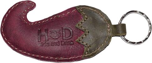 Hide & Drink, Hot Pepper Leather Keychain/Key Rings/Chili/Mexican Food/Taco/Spicy, Handmade :: Sangria in Kuwait
