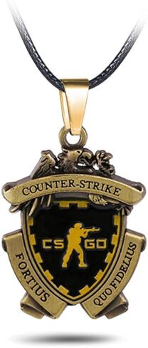 ArtkricaSupply CS:GO Service medal Keychain/Necklace for Counter Strike: Global Offensive Metal Alloy Accessory in Saudi Arabia