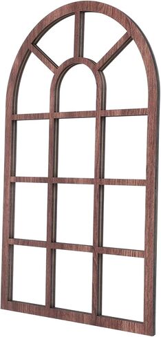 ARTIBETTER Rustic Window Frame Wall Decor Self-Adhesive Frame Decal for Living Room Bedroom and Dining Room Arched Wall Art for Farmhouse Style Home Decoration in Kuwait