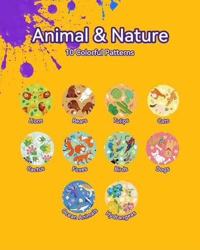 Ourmed Vari Kids Flexible Fabric & PE Bandages, 2 Themes Adhesive Bandages for Cuts and Scrapes, 10 Colorful Patterns First Aid Bandages for Children, Latex-Free, 100 Count in Saudi Arabia