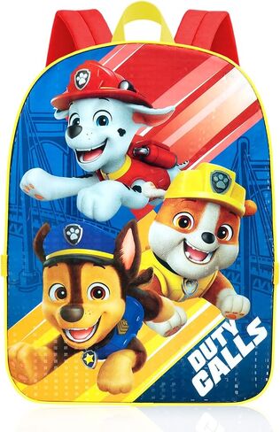 Paw Patrol Backpack with Lunch Box for Kids - Bundle with 16" School Bag, Lunch Bag, Stickers, Water Bottle, More | Paw Patrol School Backpack and Lunchbox for Boys in Kuwait